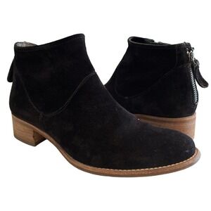 Paul Green Logan Black Suede Ankle Bootie US 6.5 Casual Boots Fall Staple